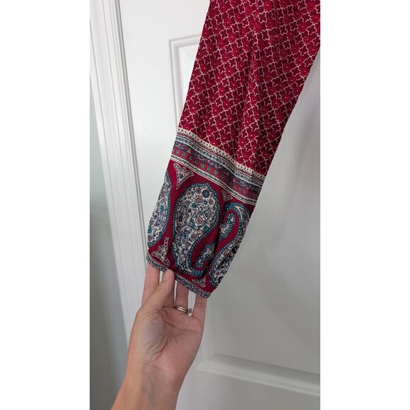 Lucky Brand Boho Peasant Top - Picture 2 of 7